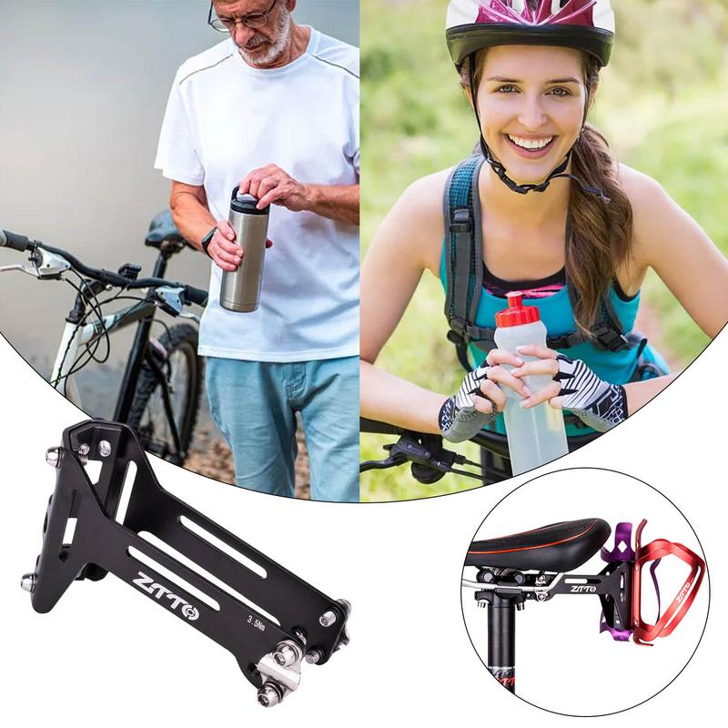 Bike Water Bottle Rack Holder Mount Cage Racket Seat Bottle Holder Extension Lightweight Durable Water Bottle Cage Extension