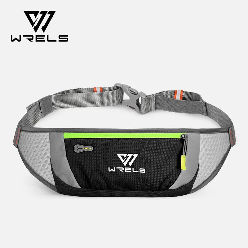 Легкая, регулируемая, вместительная, невидимая сумка для бега WRELS, дышащая сетчатая конструкция, застежка-молния, идеально подходит для пеших прогулок на свежем воздухе