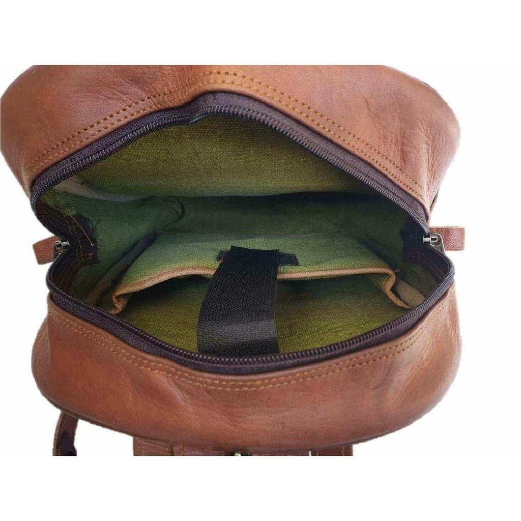 Rucsac Rucsac vintage Geanta pentru laptop de voiaj Capra Best seller Messenger din piele