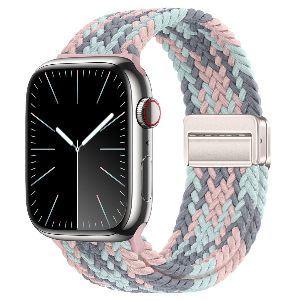 Breathable Braided Nylon Magnetic Strap for Apple iWatch S10