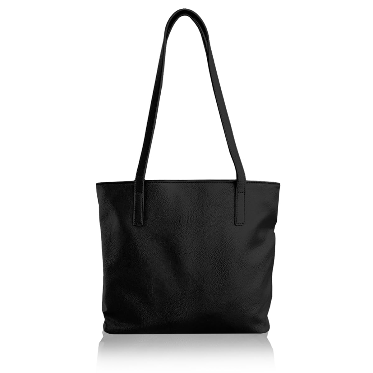 

Tote bag for large heat cold dust shoulder mom plain [Gisele] women, A4, capacity, business, retention, retention, pocket, large, bag, bag, (black) чорний