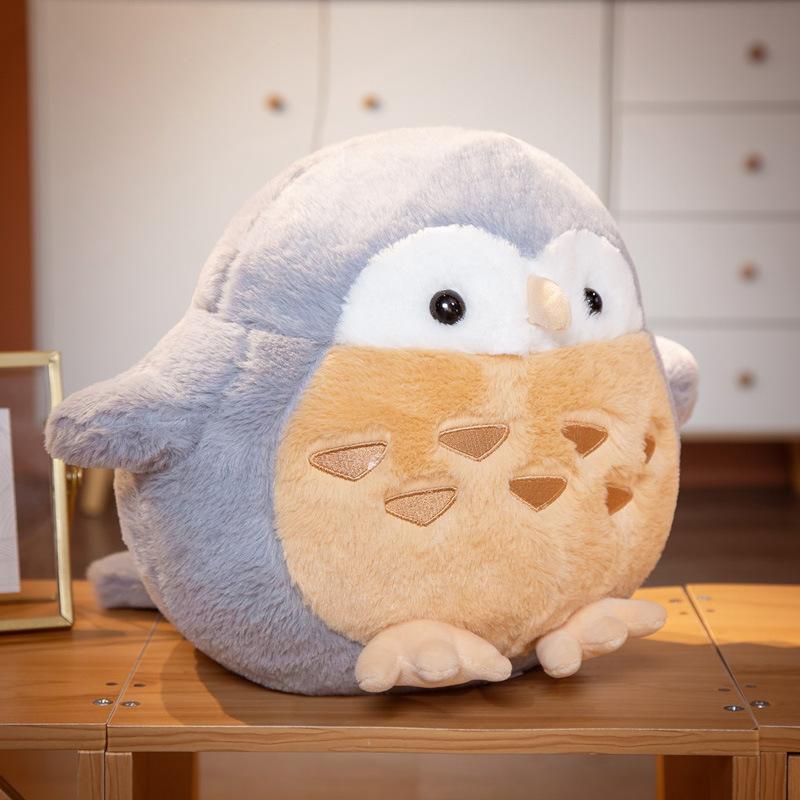 Cute Chubby Owl Doll Plush Toy Owl Doll Children Soothing Rag Doll Girl Birthday Gift