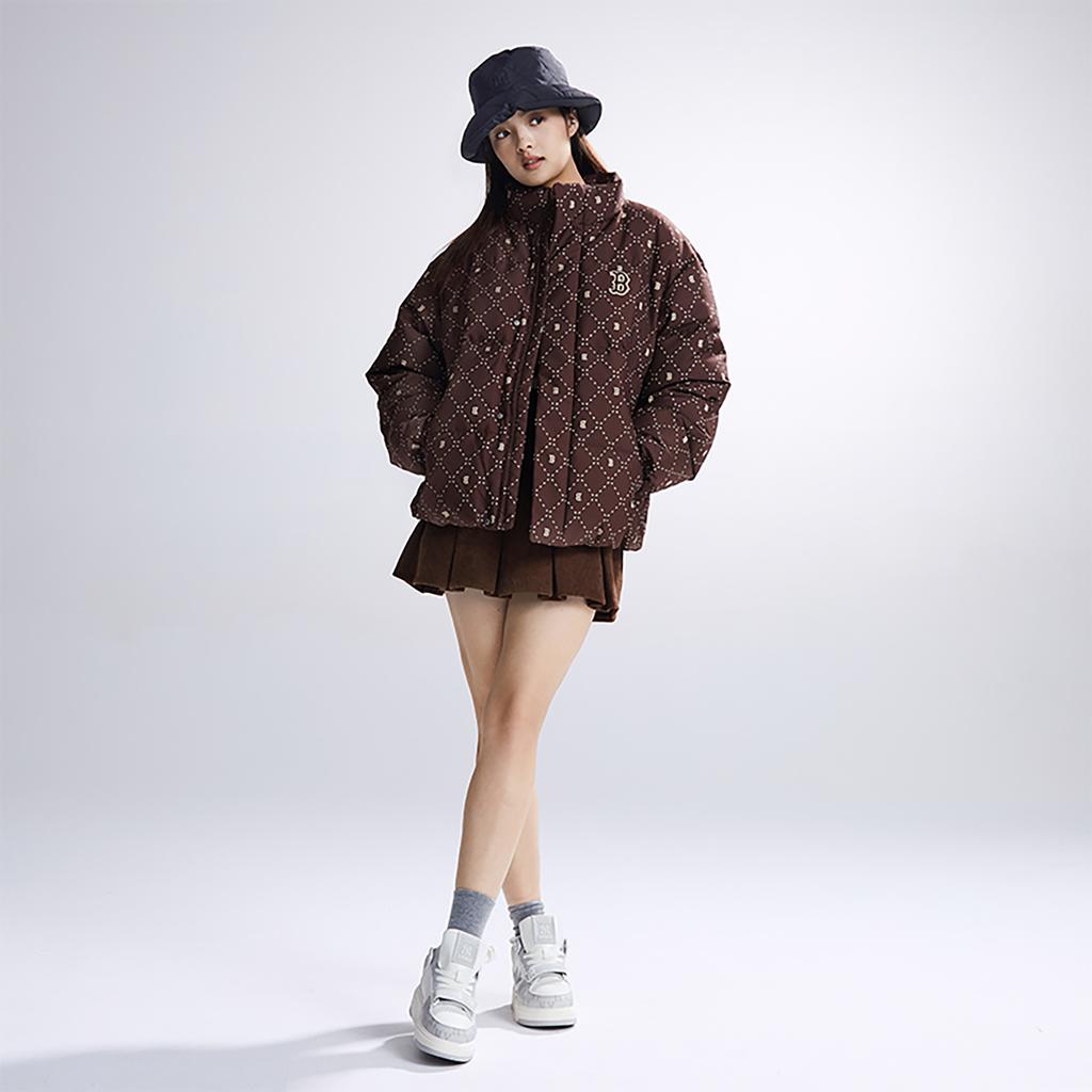 New MLB Down Jackets Unisex Dark Brown 3ADJM0536-43BRD