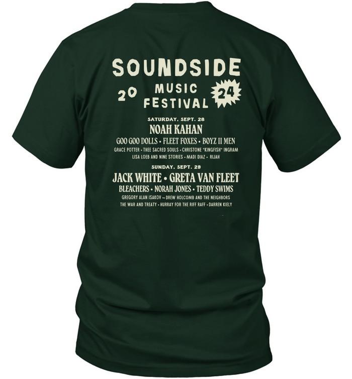 Soundside Festival Joshua Noom Lineup American Apparel Tee Unisex T-Shirt XL