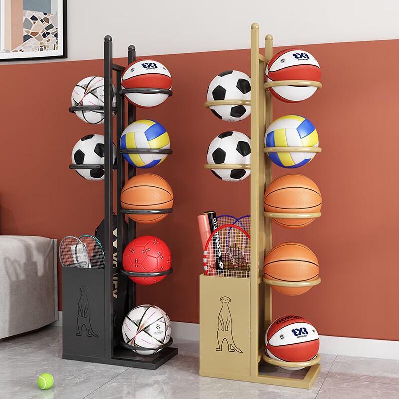 Sports Ball & Racket Storage Rack
