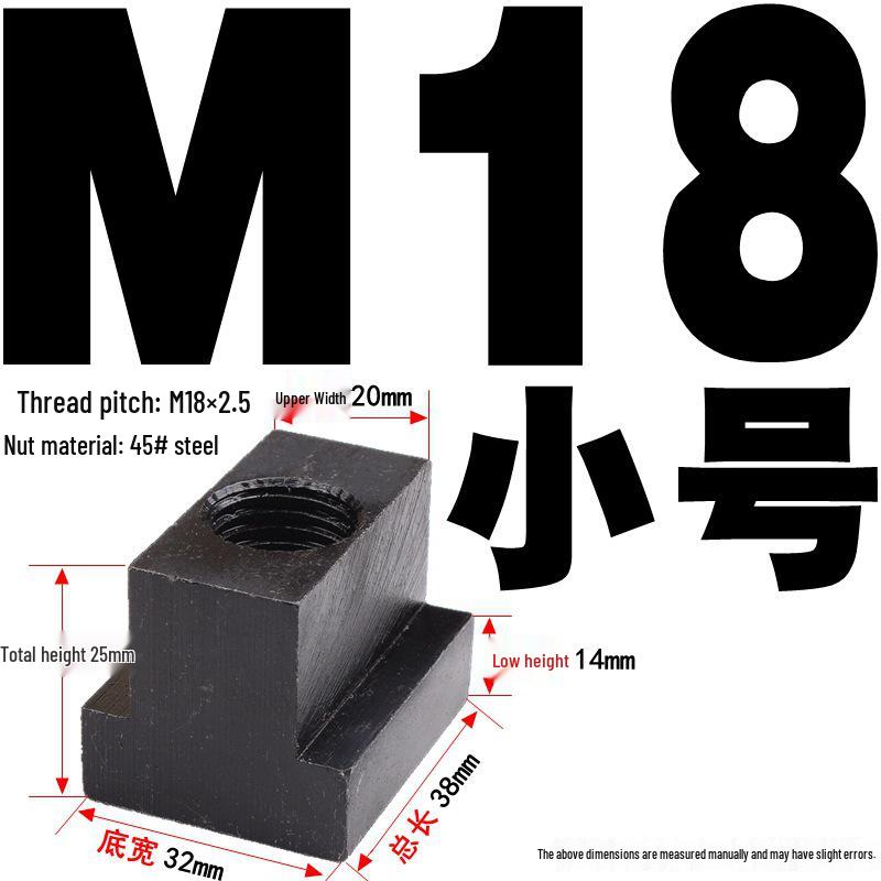 Kangfei 45# Steel T-Nut for M6-M20 Bolts