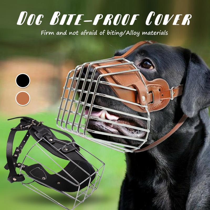 Pet Dog Muzzle Breathable Basket Large Dogs Stop Biting Barking Chewing For German Shepherd Anti-bark Dogs Supplies