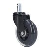 5 Pcs Chair Rotate Wheel 3in 360 Degree Noise   Scratch Resistant Straight Chair Caster for