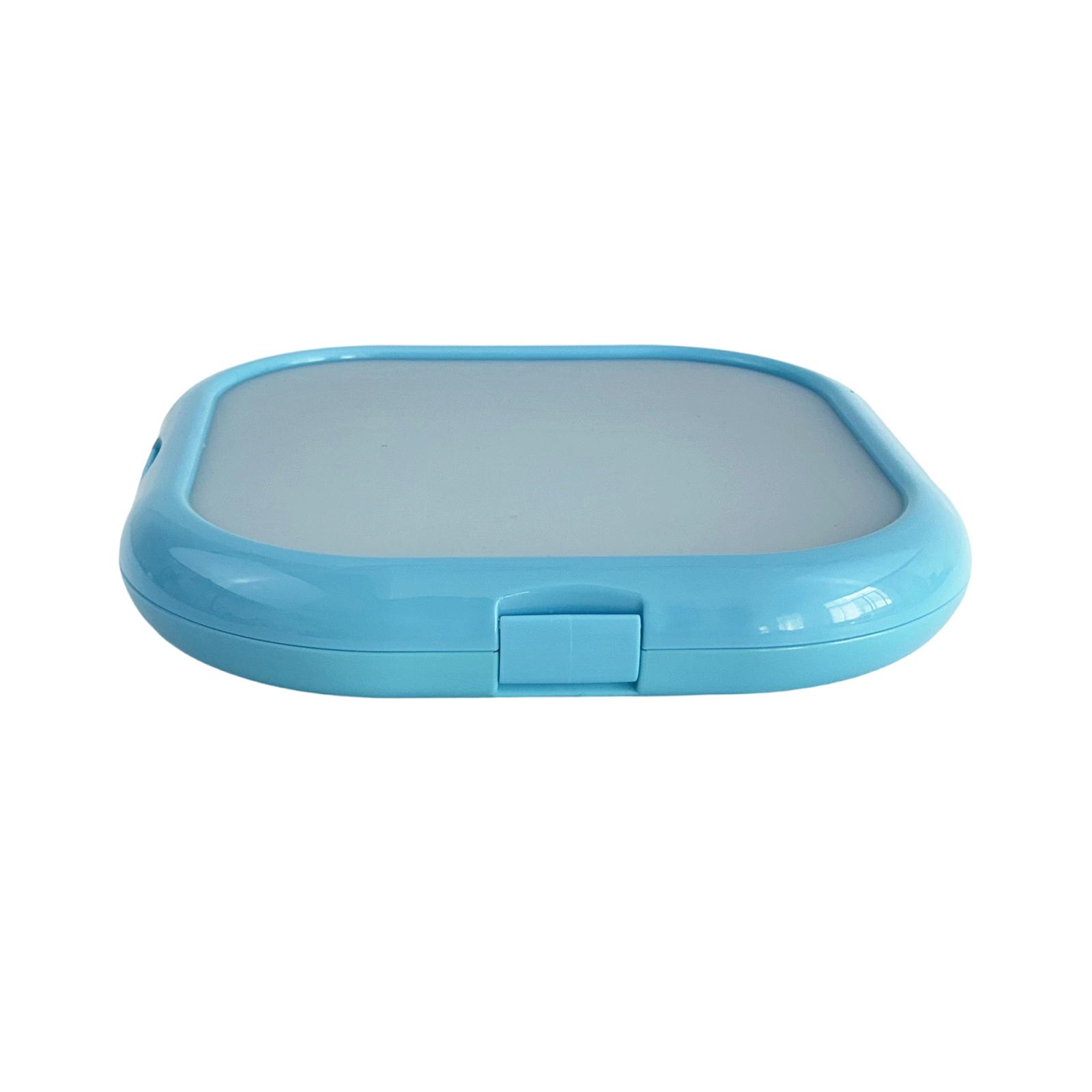 Sandwich Box Microwavable Lunch Box Reusable Sandwich Box Sandwich Bento Box Portable Take-out Lunch Box синий