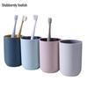 YIWEIYU Dual-Color Plastic Mouthwash & Utility Cup Set