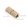 6Pcs Hidden Brass Box Hinges 8Mm Silent Smooth Operation Concealed Furniture Fittings for Small Cabinets Ring Boxes Wood Craft
