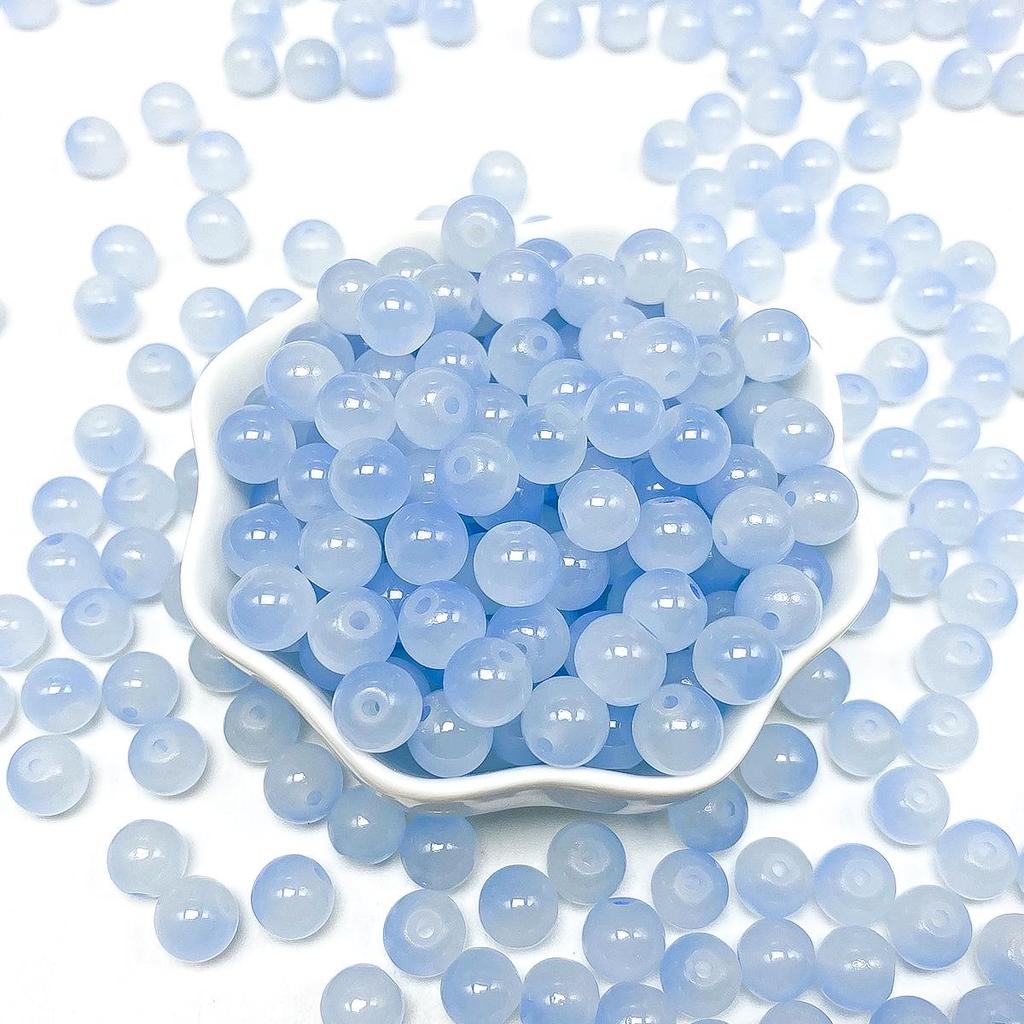Handmade Glazed Crystal Glass Beads for DIY Jewelry & Bracelet Making