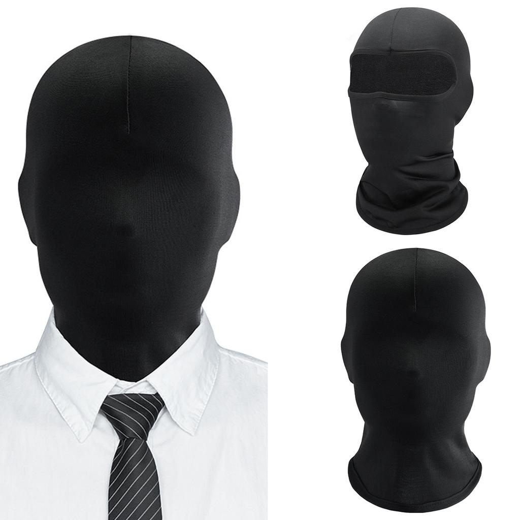 Balaclava Beanie Hat Black Mask Robber Head Covering Party Holiday Winter Warm Hat Full-Head