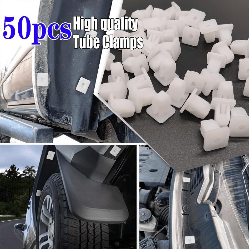 50 Pieces of Car Bumper Fixing Clips, Car Mudguard Pad Fasteners, Car Plastic Rivet Fasteners Push Fasteners