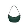 New COACH Luna Pebbled Leather Handbag, Shoulder Bag Women's Forest Green CC439-V5FOR