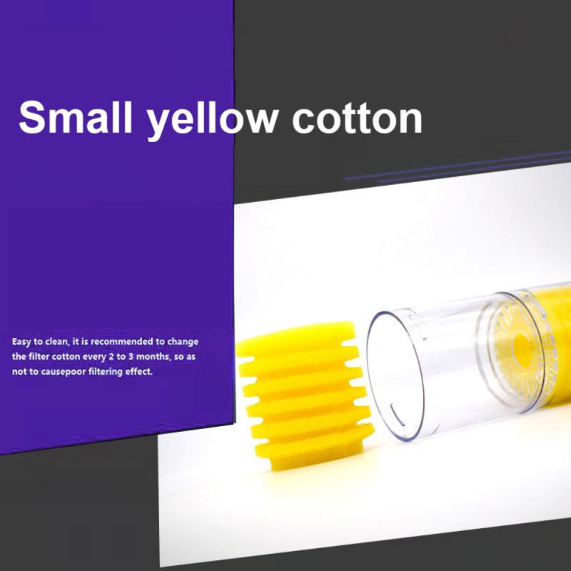 1~10PCS Fish Tank Sponge Universal Reusable Simple Operation Round Yellow Aquarium Filter Foam Filter Sponge Avoid Blockages