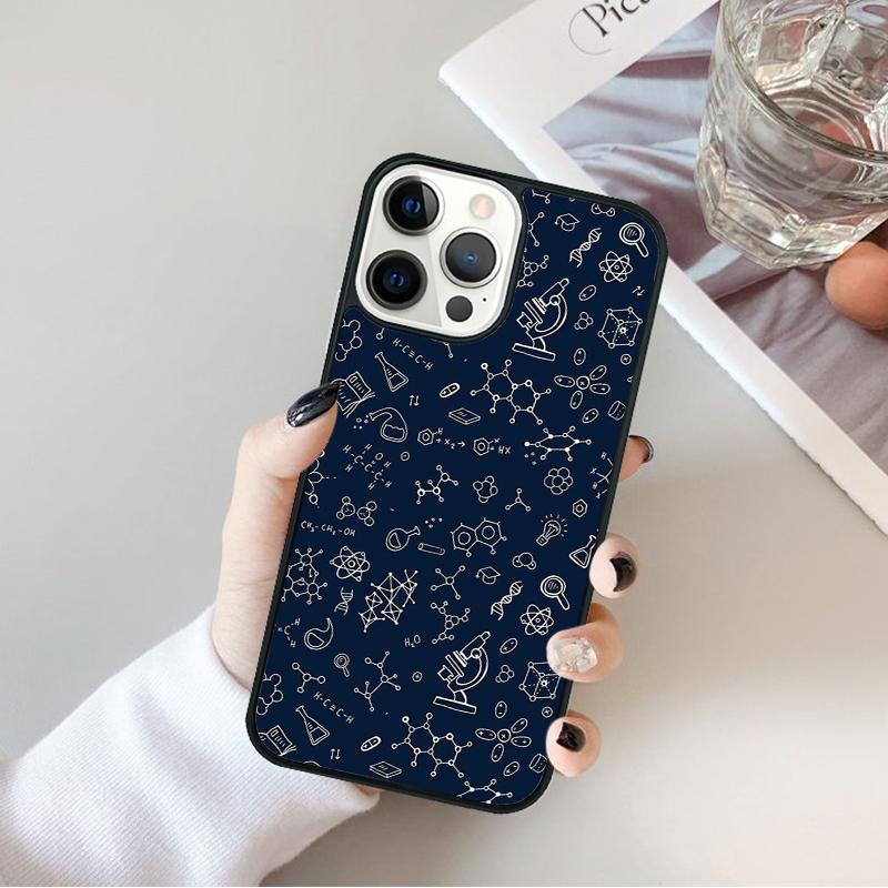 Science Chemistry Caffeine Phone Case For iPhone 17 Air 16 15 14 Max Plus 11 12 13 Pro Max Phone Cover coque
