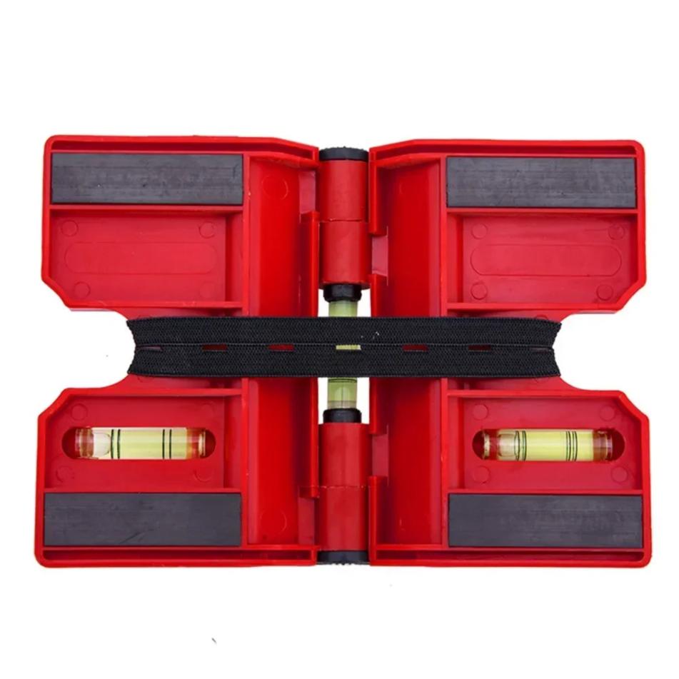 Medidor de Ângulo Nível de Bolha Medidor Inclinômetro Magnético 270 Graus Ajustável Nível de Tubo Poste de Cerca Tubo Medidor Magnético Ajustável