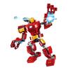 28cm Marvel Anime Avengers Captain America Iron Man: 120PCS/piece Building Block Toy Birthday Gift for Children