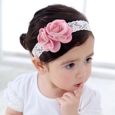 Fascia per capelli per bambini, fiocchi in pizzo, fiori, fasce per capelli per neonati, per ragazze, bambini, turbante, accessori per capelli per bambini