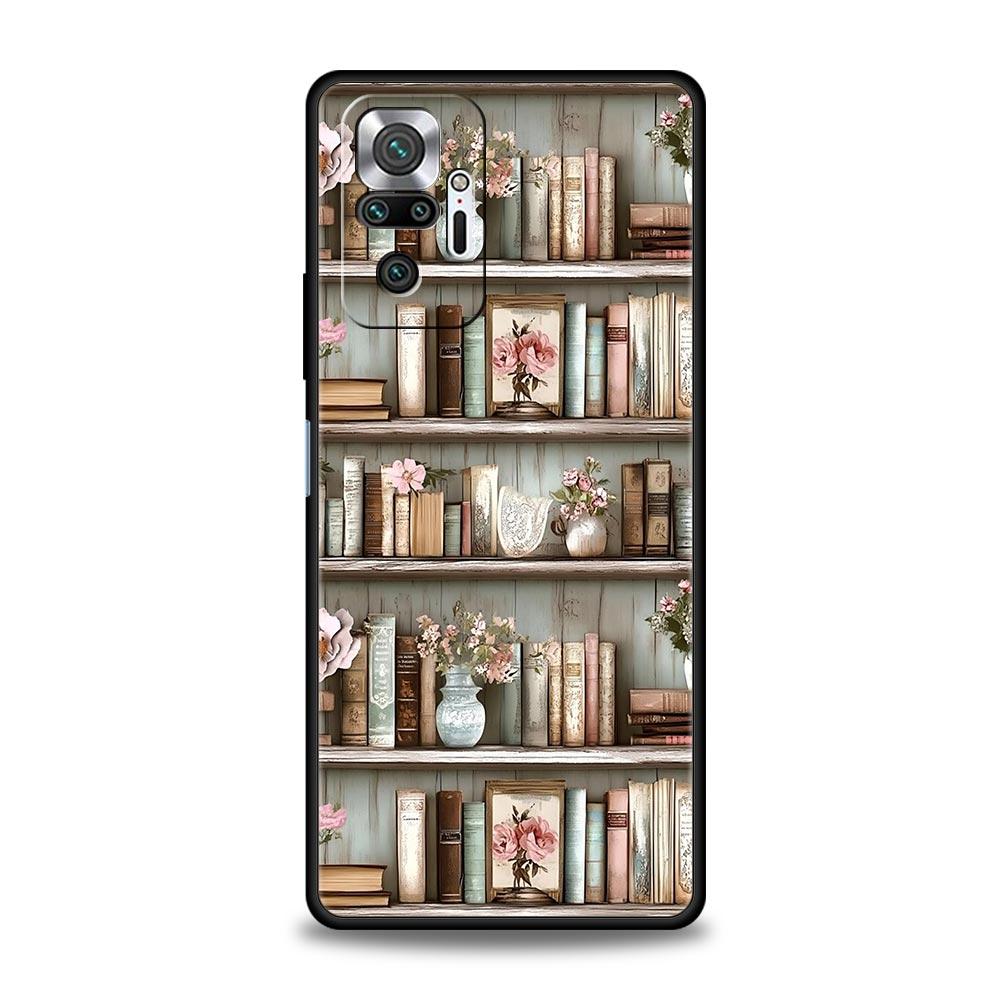Funny Book Worms Phone Case For Xiaomi Redmi Note 14 13 12 Pro Plus 5G 9S 9 10 11 4G 14C 13C 12C 10C 9C 9A Soft Cover