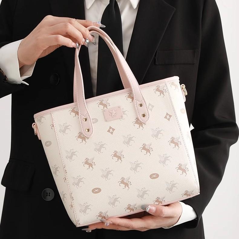 

Сумка-тоут с принтом Пегаса высокого класса, Женская модная сумка-хобо большой вместимости для поездок на работу, Сумка через плечо на одном плече