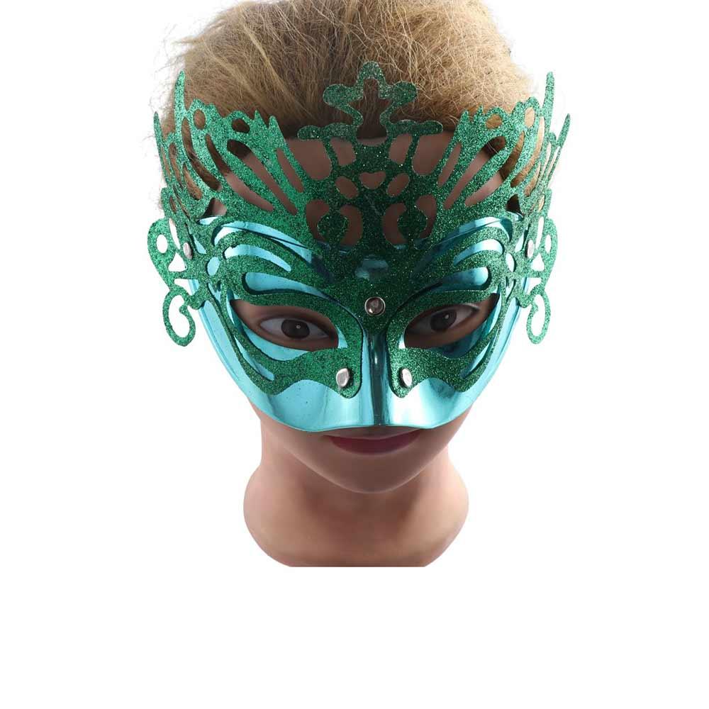 Half Face Mask Photo Prop Party Cosplay Props Glitter Mask Halloween  Masks Prom Party Supplies