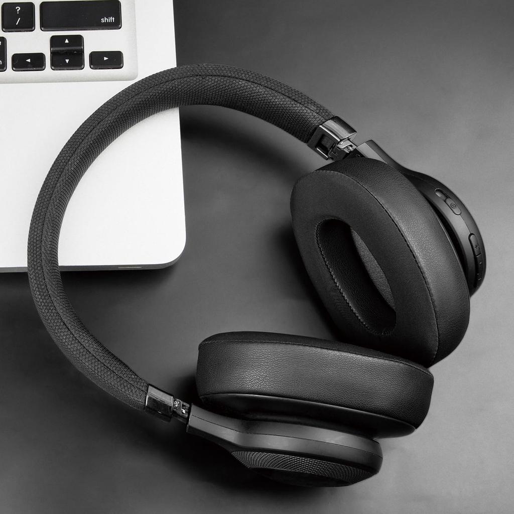 SOULWIT Kühlendes Gel Ersatz-Ohrpolster für JBL E65BTNC/Live 650BTNC/Live 770NC/Live 660NC/Duet NC Over-Ear-Kopfhörer, Ohrpolsterkissen mit Geräuschunterdrückung