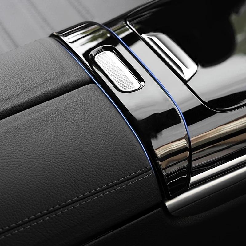 Console interior apoio de braço capa interruptor botão caixa de armazenamento central para mercedes-benz c-class w206 c180 c200 c300 