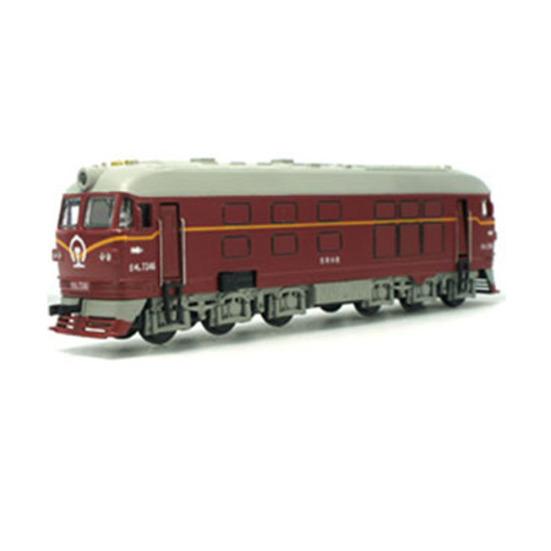 Dětská hračka Retro Diecast Dongfeng Lokomotiva Vláček s LED zvukem