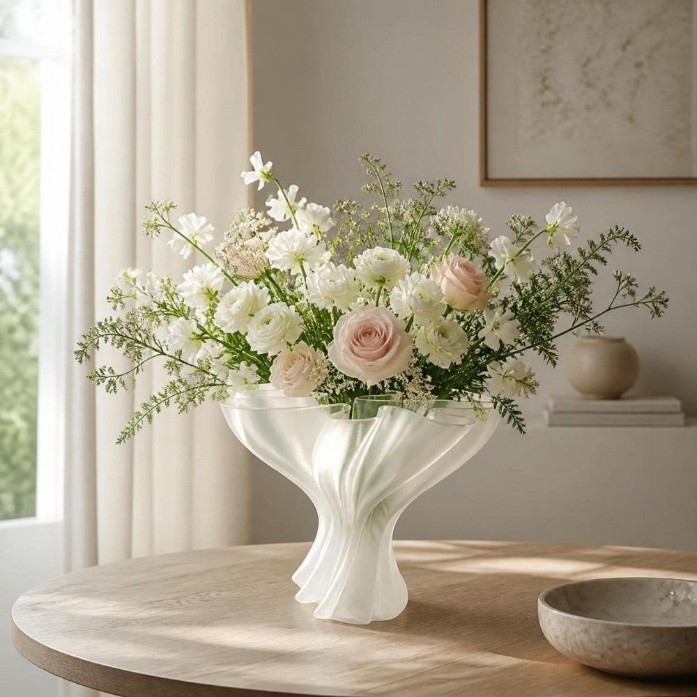 Creative Flower Bouquet Vase Nordic Style Flower Display Container Desktop Ornament Gift