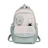 Schoolbag Korean version ins New middle school student backpack commuter bag cartoon high value fashion casual cute student bag