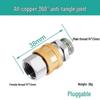 High-Pressure Water Pipe Coupler: Crimp-Free Spraying Machine Connector Accessories