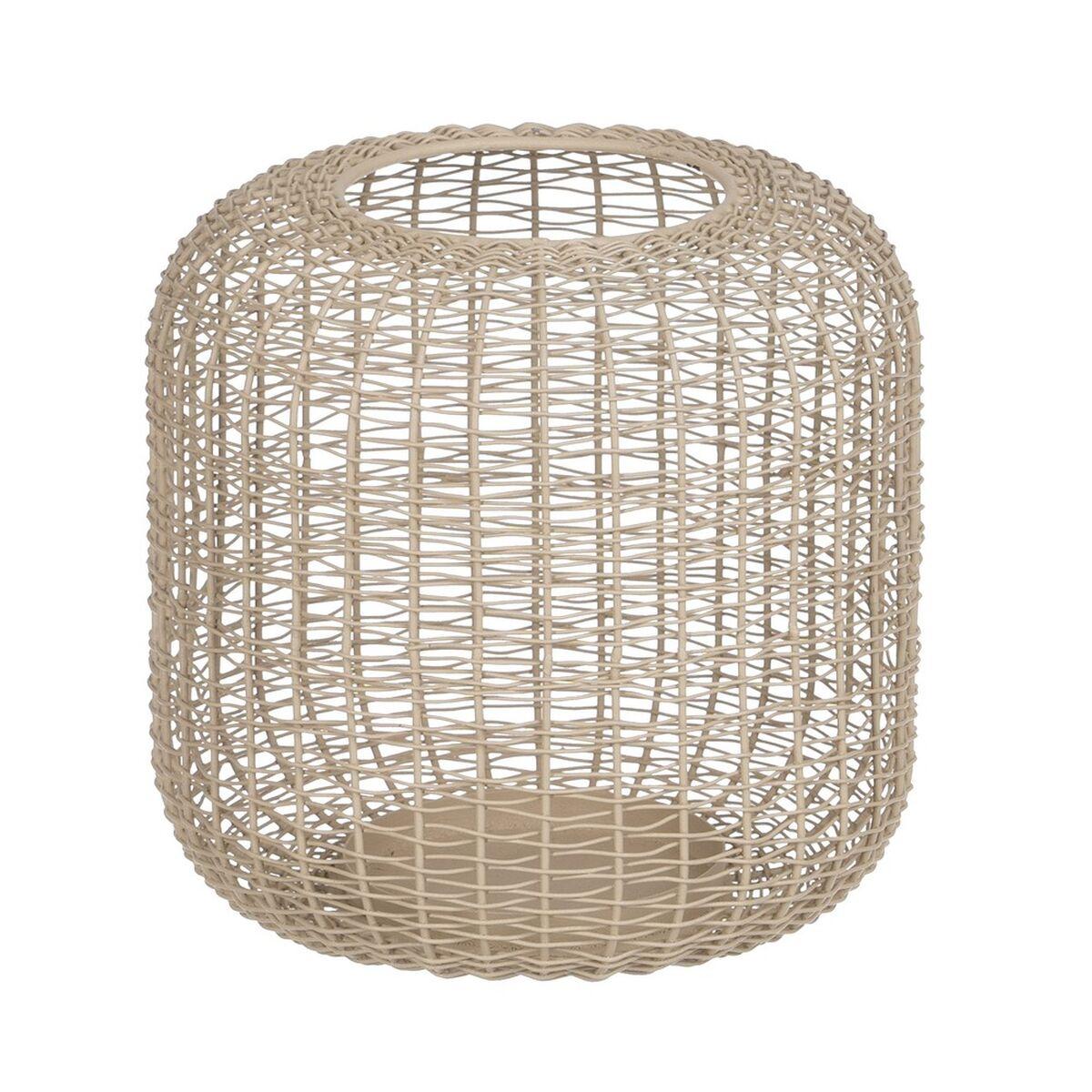 

Фонарь 19,5 x 19,5 x 18,5 см Подсвечник Кремовый Утюг