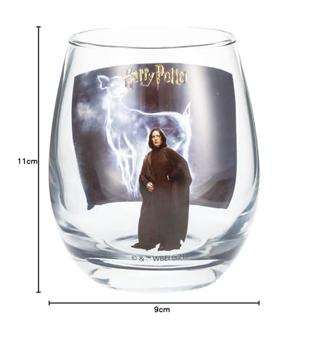 sun art "Harry Potter" Snabe 3D Glass Tumbler, Approx. 330ml, Made In Japan, SAN3747-7, Clear