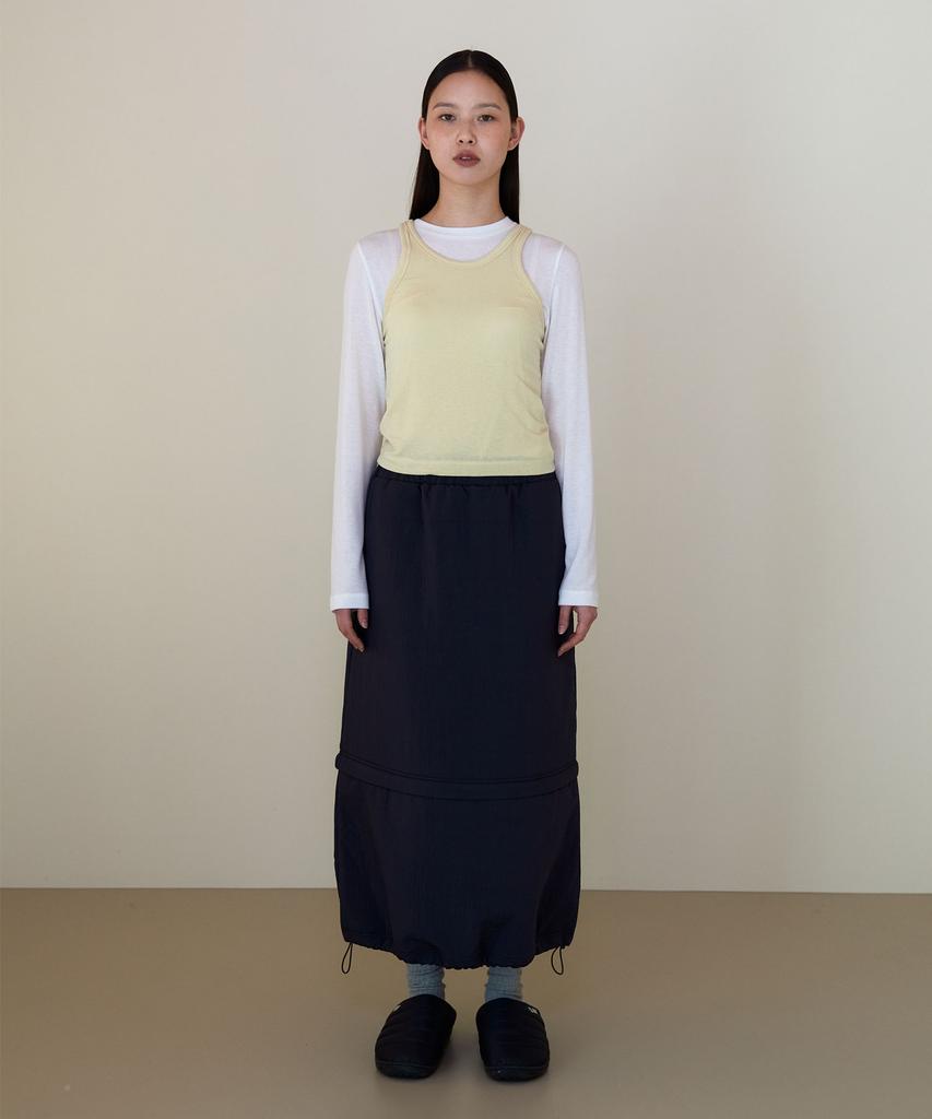 38 Come On Common Padded Detachable Skirt (Charcoal)