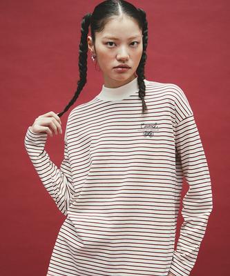 COCANCL Ccl Striped Long Sleeve Top/Cream