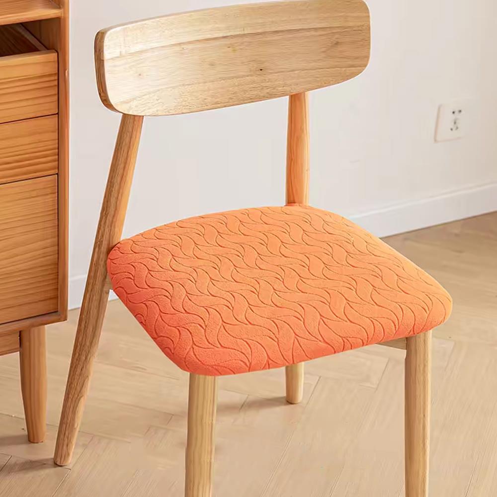 

Чехол на подушку сиденья Пылезащитный чехол на стул Товары для дома Текстиль для дома Эластичный чехол на стул Износостойкий широкий чехол на табурет оранжевый