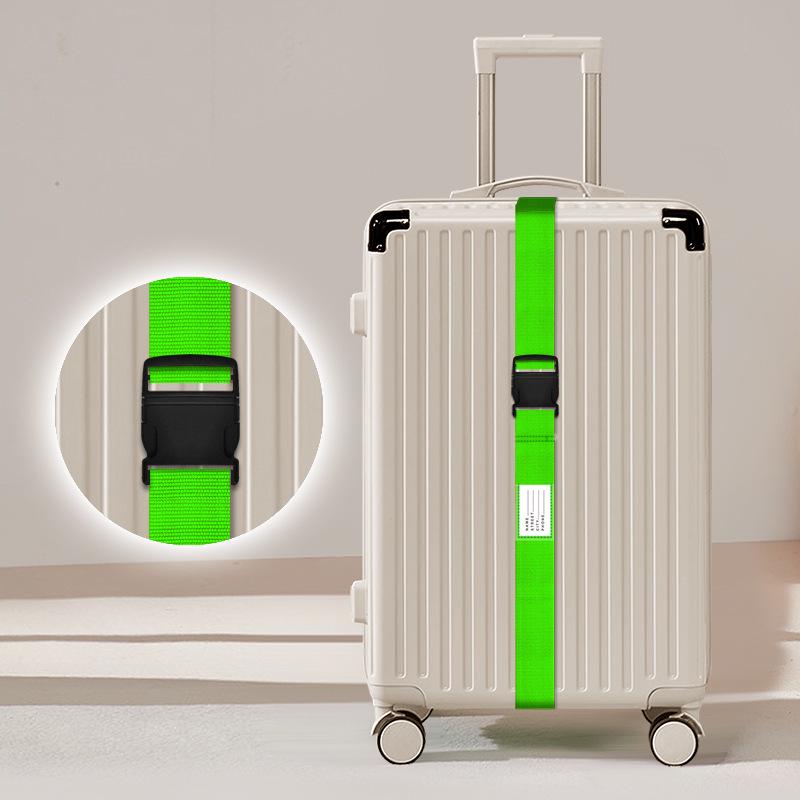 Luggage Strap: One-Word Cross Design, No Combination Lock