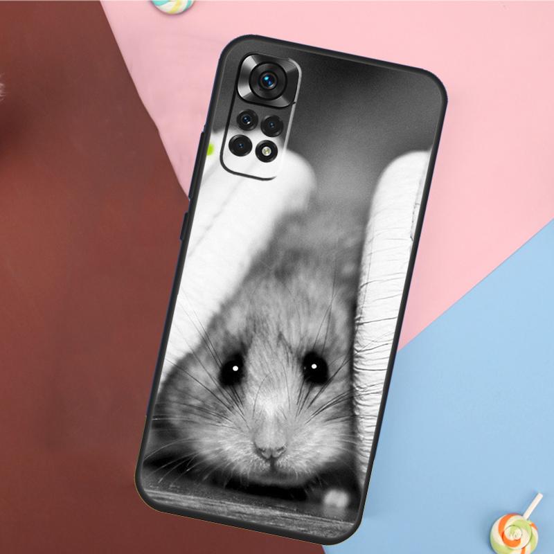 Cute Lovely Pet Hamster Cover For Xiaomi Redmi Note 14 13 Pro 12 11 9 10 9S 10S 11S 12S Redmi 14C 10C 12C 13C Case