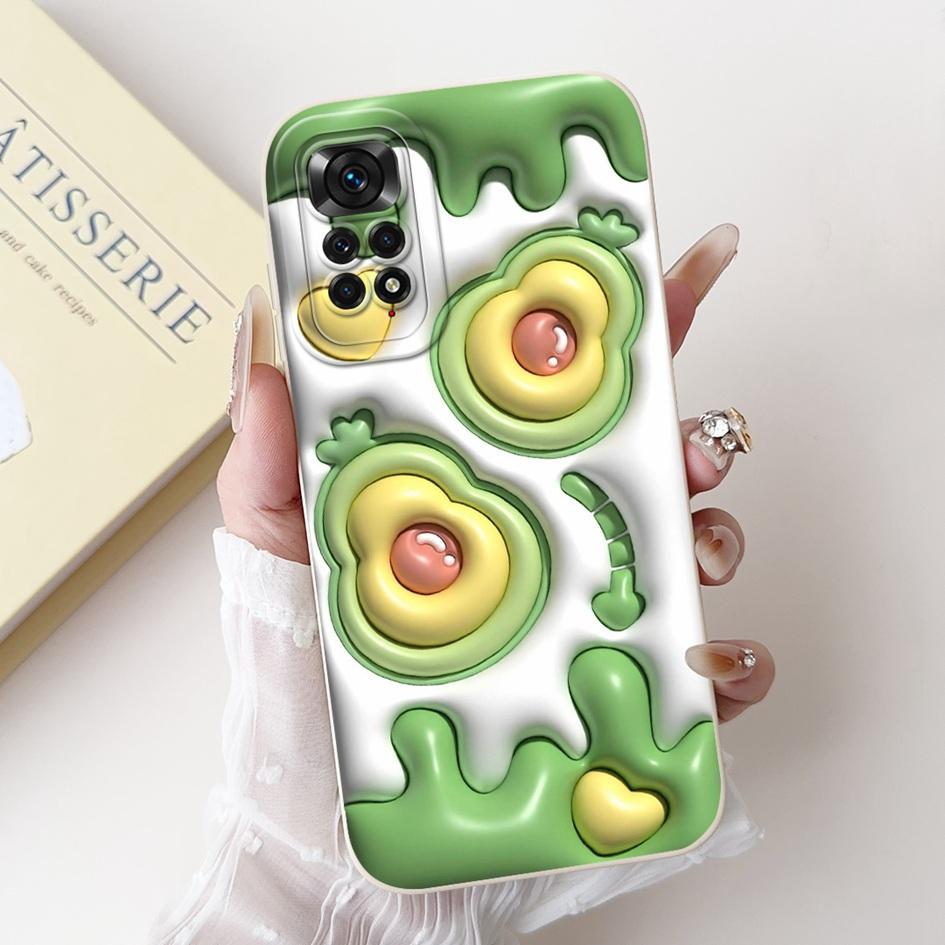 For Redmi Note 11 Case Note 11s 4G Soft Silicone TPU Cute Cover For Xiaomi Redmi Note 11 Pro 5G Phone Case On Redmi Note11s Capa