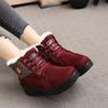Fleece booties, winter cloth shoes, fleece thickened snow boots, mom comfort cotton shoes, warm cotton boots