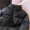 Non-washable PU Cotton Jacket Short Section Loose Thickened Bread Clothes Cotton Jacket Jacket