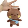 Yier Panda Bear Plush Keychains Cute Bubu Dudu Toy Lovely Cartoon Stuffed Doll Soft Plushies Pendant for Bag Decoration Gifts