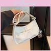 Trendy Korean Style Wide Strap Crossbody Bag In Chic Black White And Brown Colors