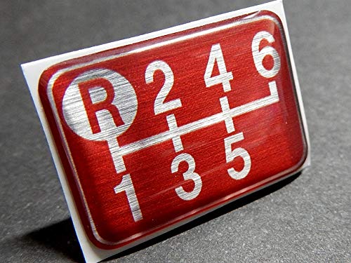 

Эмблема схемы переключения передач Tuningfan Красная Верхняя Левая R для 6-ступенчатой МКПП автомобиля Forward Elf Fighter Dutro Красная SPE-R604 красный