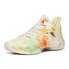 New Anta Shock Wave 4 Wear Resistant Slip Resistant Low Top Performance Basketball Shoes Men's White Multicolor 112231106-13