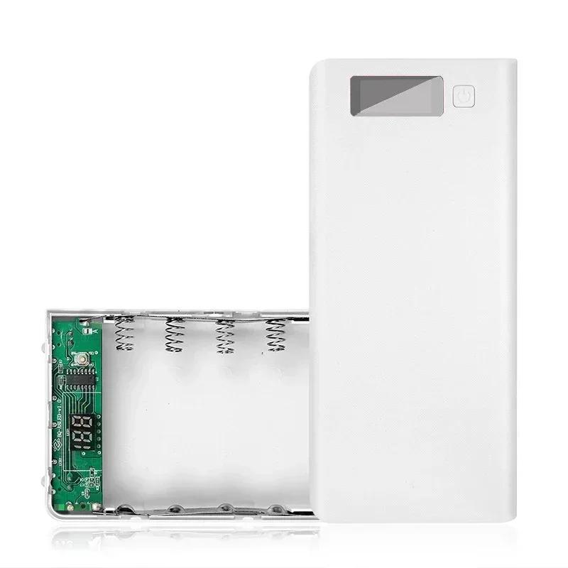 Battery Holder Dual USB Power Bank 8*18650  Battery Box Mobile Phone Charger DIY Shell Case Charging Storage Case For iPhone 15