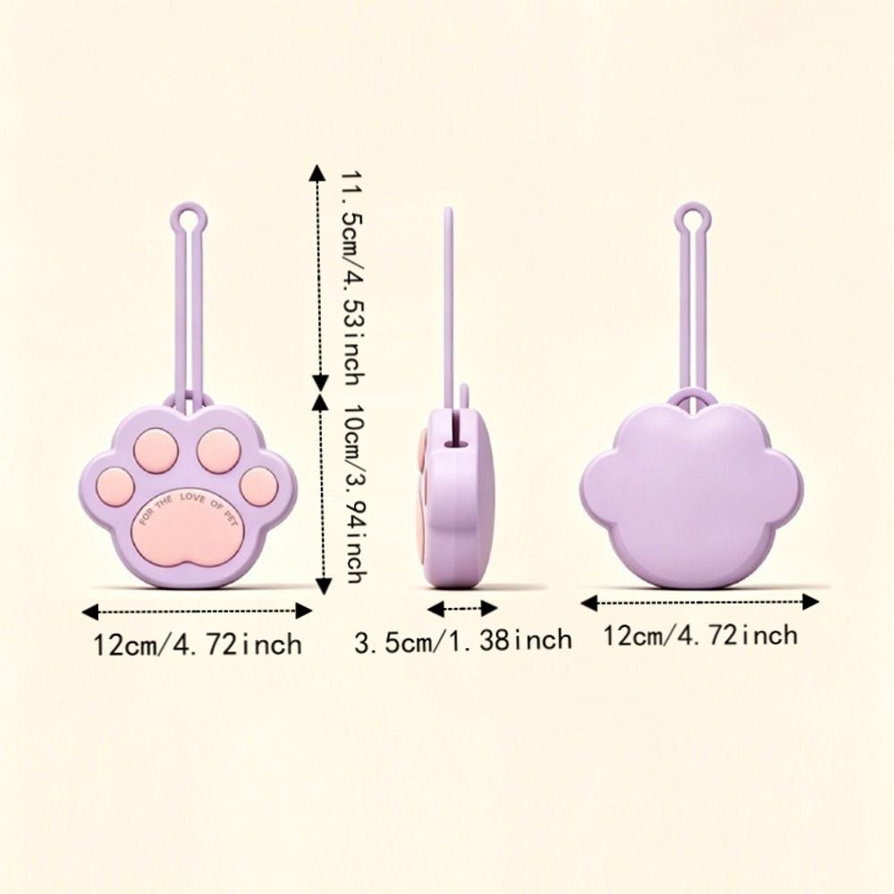 Cat Paw Shape Dog Treat Bag Silicone Puppy Pet Training Bag Portable Pet Snack Pouch Food Storage