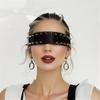 Punk Rivets Sunglasses Lightweight PC Studs Party Dance Eyewear For Outdoor Sports And Street Fashion